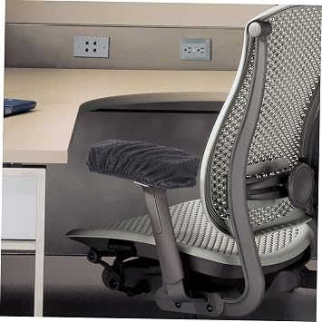 4pcs Office Chair Armrest Covers Polyester Protective Sleeves