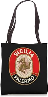 Sicilia Palermo - Vintage Style Palermo Sicily Tote Bag