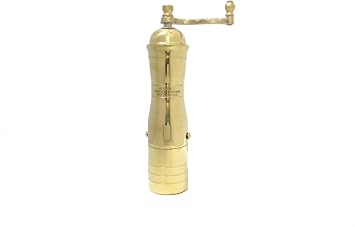 Pepper Mill Imports Athena Pepper Mill with Cup, Brass, 8"