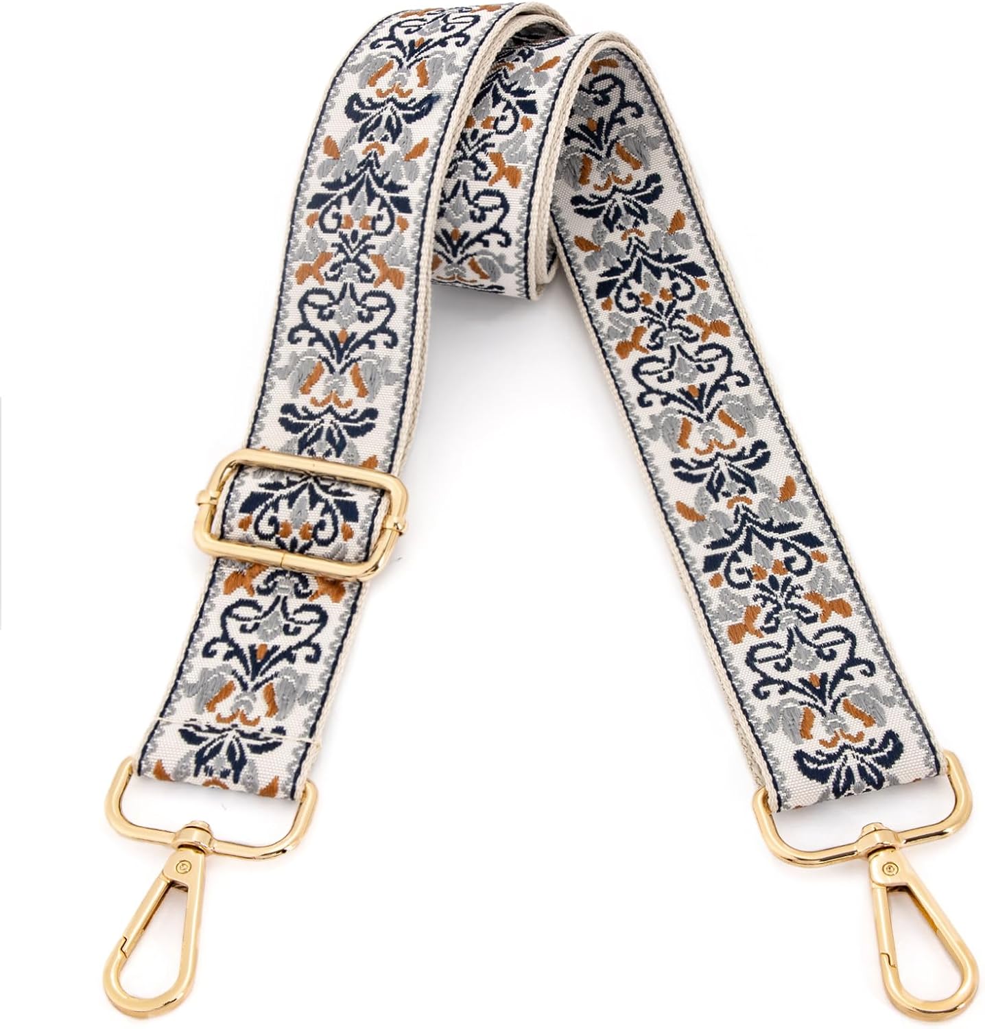 Dksongr Adjustable Crossbody Purse Strap Replacement - 30-57" Long Wide Shoulder Straps for Handbags, Comfortable Canvas