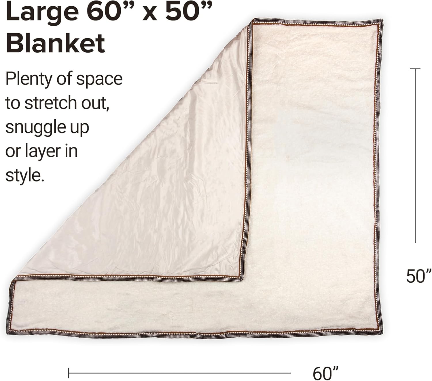 ARIAT Snuggle Appaloosa Blanket, 50" x 60" | Lightweight Comfy Soft Cozy Warm Fluffy Throw Blanket in Beautiful Gift Box