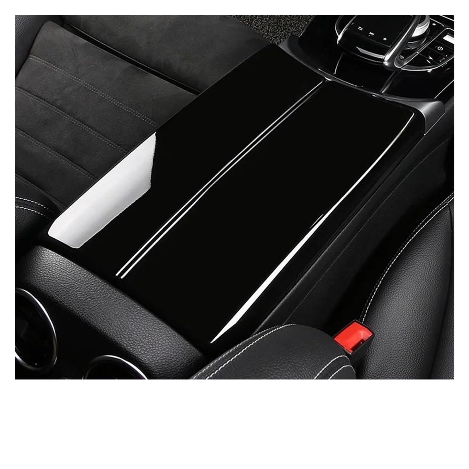 Noheeu Glc C Class W205 Car Interior Center Armrest Box Console Box Storage Box Trim Cover For Benz C E Glc Class W213 W205 X253(Glc C Class W205)