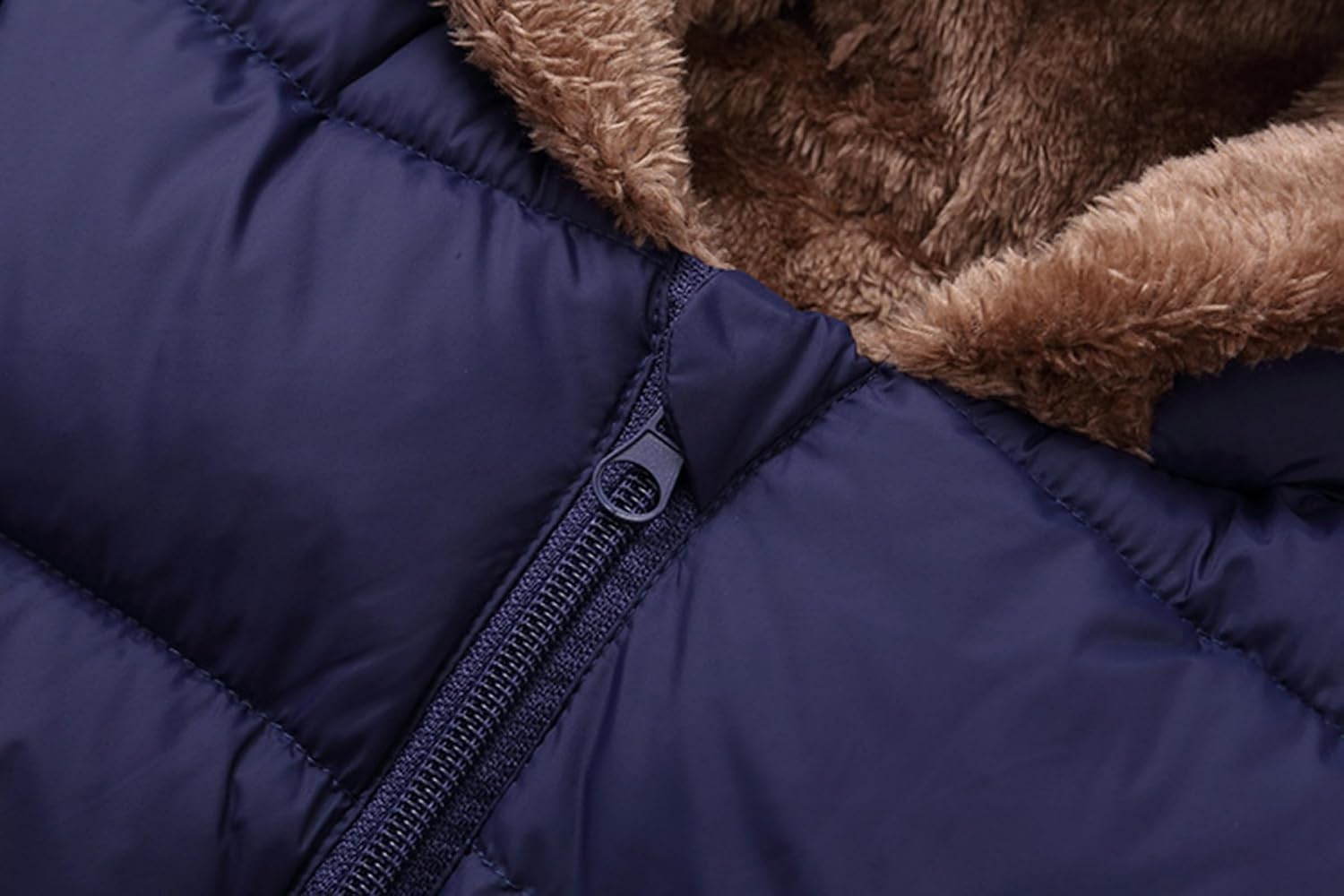 DINGDONG'S CLOSET Baby Boys Girls Snowsuit Winter Hooded Puffer Jacket Romper Bear Ears Thicken Outfit Infant Coat Outerwear