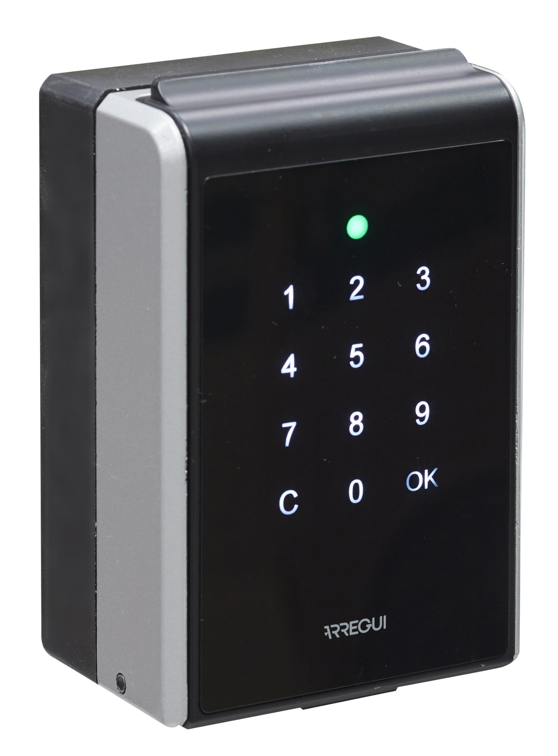 ARREGUI KEEPER-E Zewnętrzny Sejf na Klucze z Bluetooth i Aplikacją Mobilną | Inteligentny Smart Home | Montaż Ścienny | Srebrny