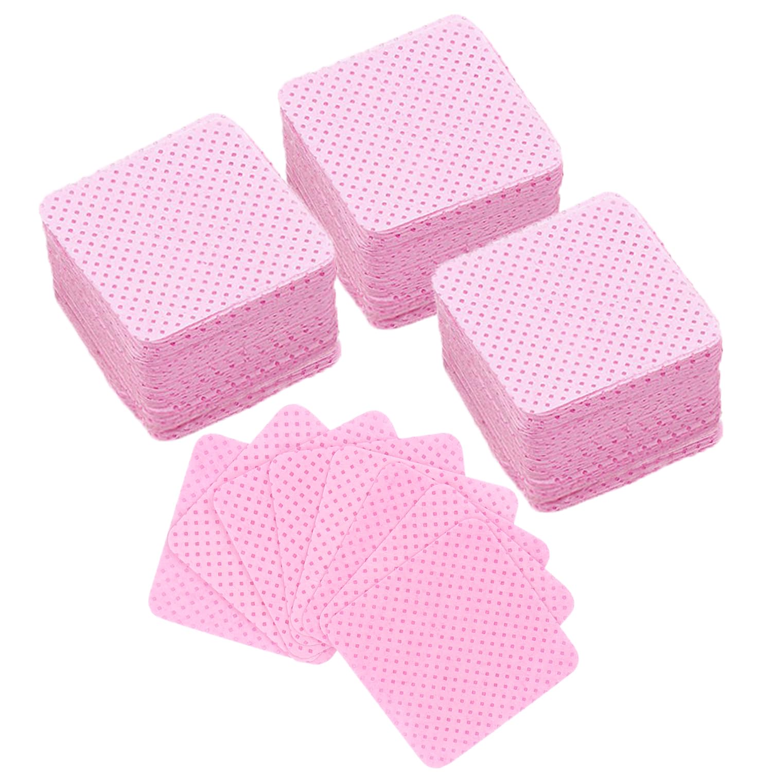 300 Stück Zelletten für Gelnägel, Fusselfreie Zelletten Nägel Zelletten Fusselfrei, Fusselfrei Nägel Wattepads,Zur Reinigung von Gelnägeln