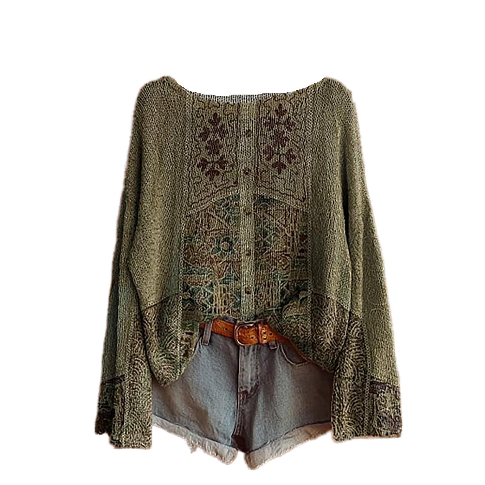 Pull ample à manches longues pour vos soirées cocooning et sorties automnales