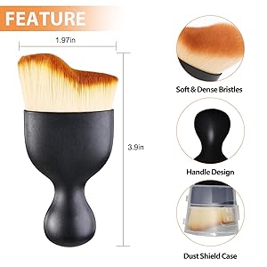 Car Interior Detailing Brush Soft Bristle Detail Brushes,Dash Duster Cleaning Brush,Car Accessories for Women/Men,Interior Cleaning Tool for Automotive,Truck,SUV,RV