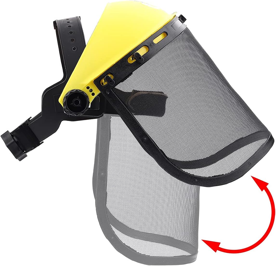 Hipa Safety Face Shield with Mesh Visor for Chainsaw Trimmer Pole Pruner + 4119 710 9001 String Trimmer Full Harness for STHIL FS, KM Series String Trimmer