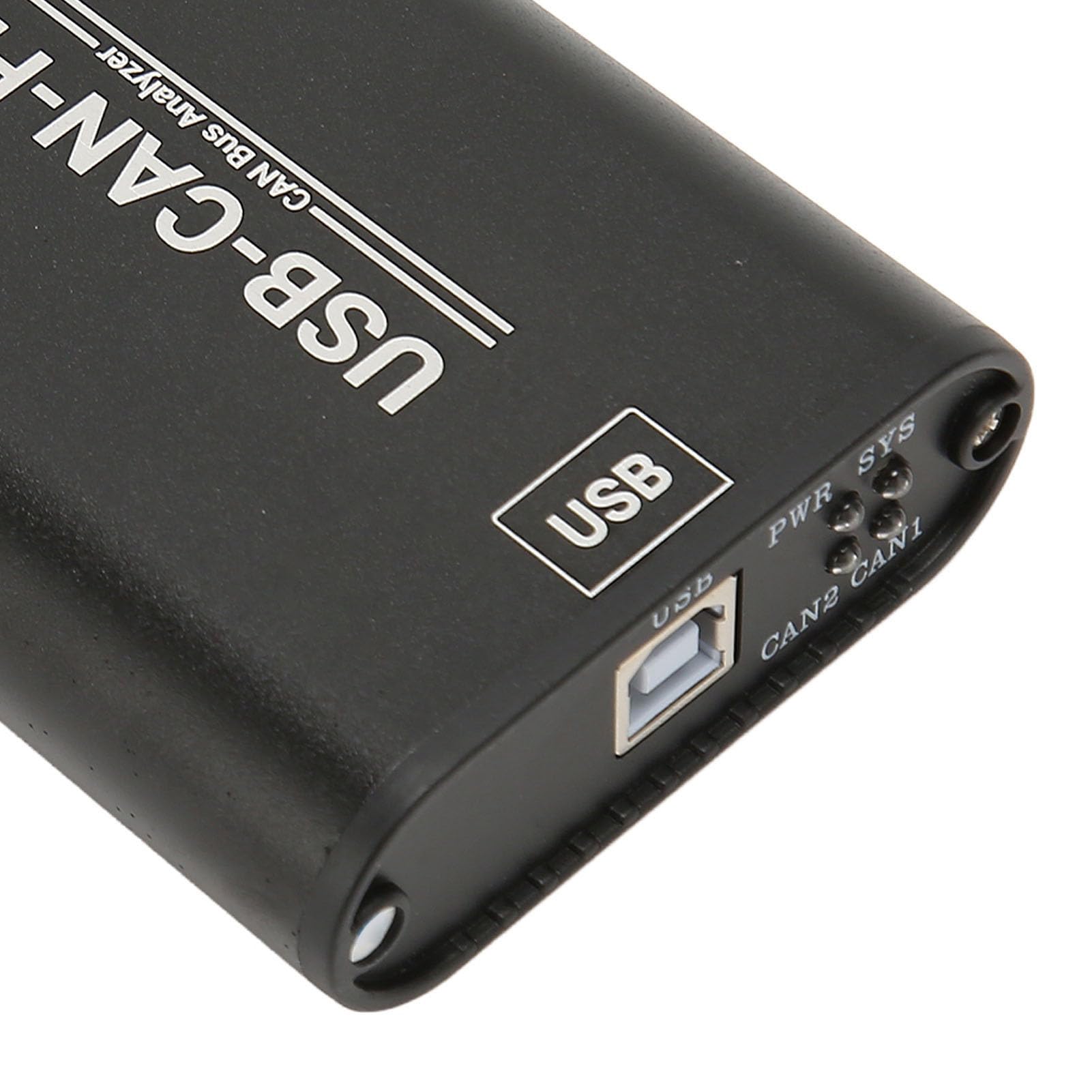 Alomejor Adaptador USB a CAN FD con Canales Independientes para Comunicación Industrial y Adquisición de Datos Aleación de Aluminio Robusta Alimentación USB de 5 V