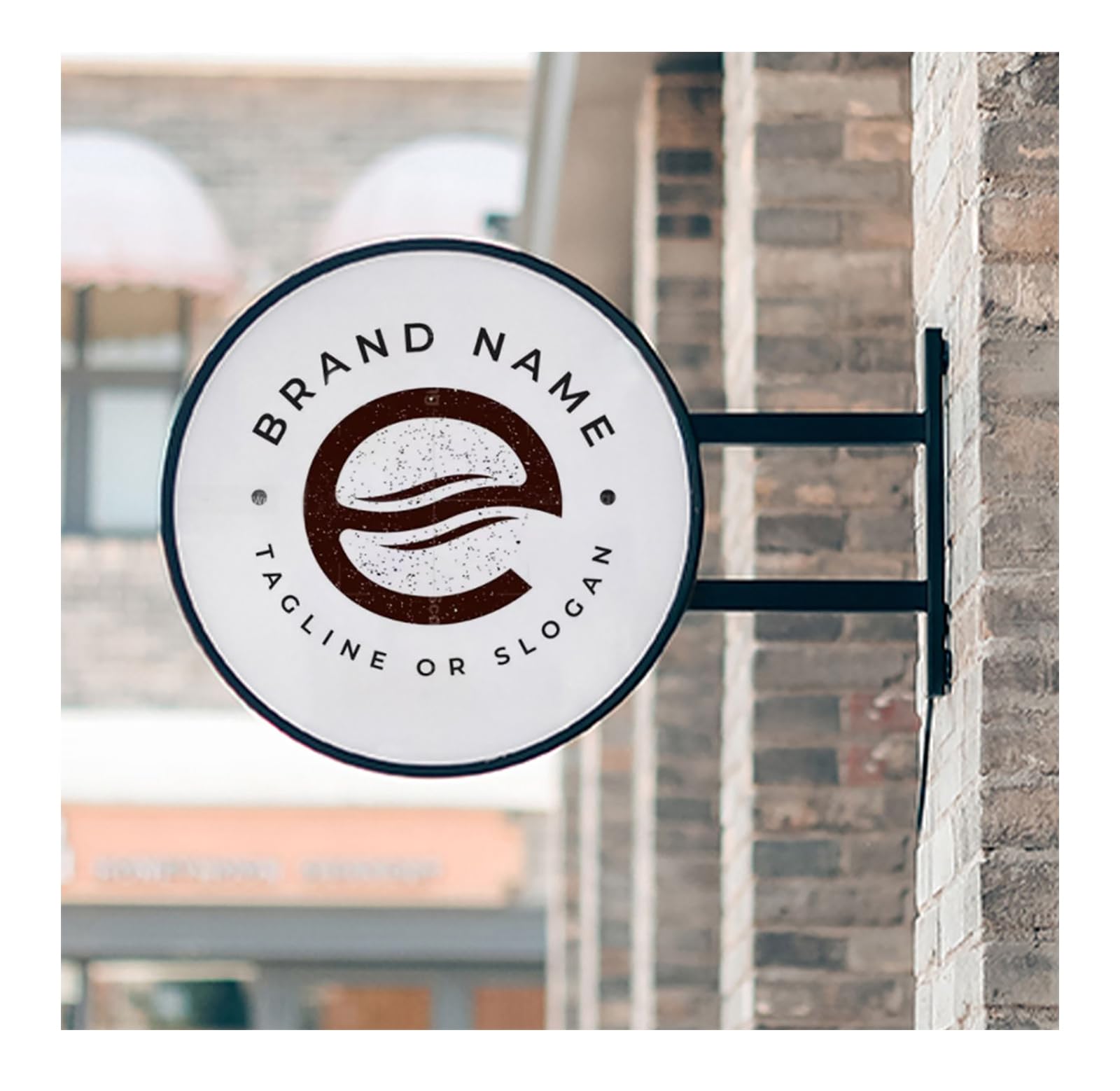 FXNFXLA Waterproof Round LED Light Box, 2024 Illuminated Projection Sign Light Box, Light Box Sign Board, Outdoor Advertising Sign for Bar, Cafe, Tea,