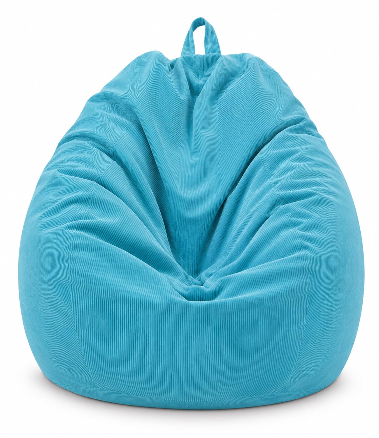 Highdi Bean Bag (No Filler),100x120cm Corduroy Bean Bags Adult, Sky Blue Large BeanBag Chair,Washable Soft Comfortable Indoor Outdoor for Garden Living Room Furniture