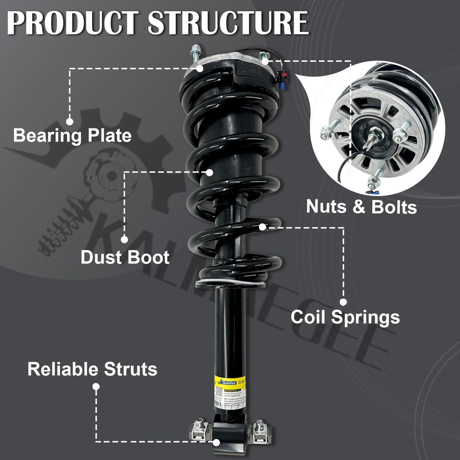 Shock Absorbers For 84176631 84977478 Front Pair Shock Absorber
