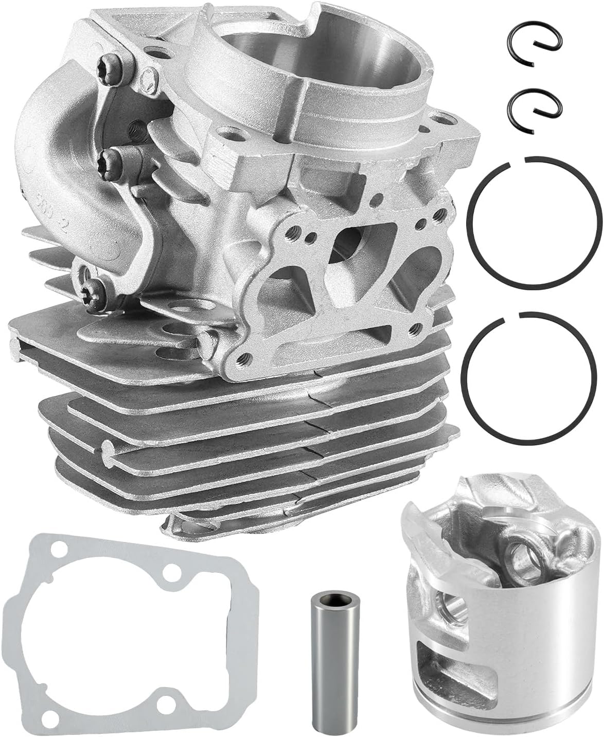 575355802 Cylinder Piston Kit 46MM Compatible with Husqvarna Chainsaw 555 556 560 562 560XP 560XPG 562XP 562XPG Replace 575355801 575355803 575355805