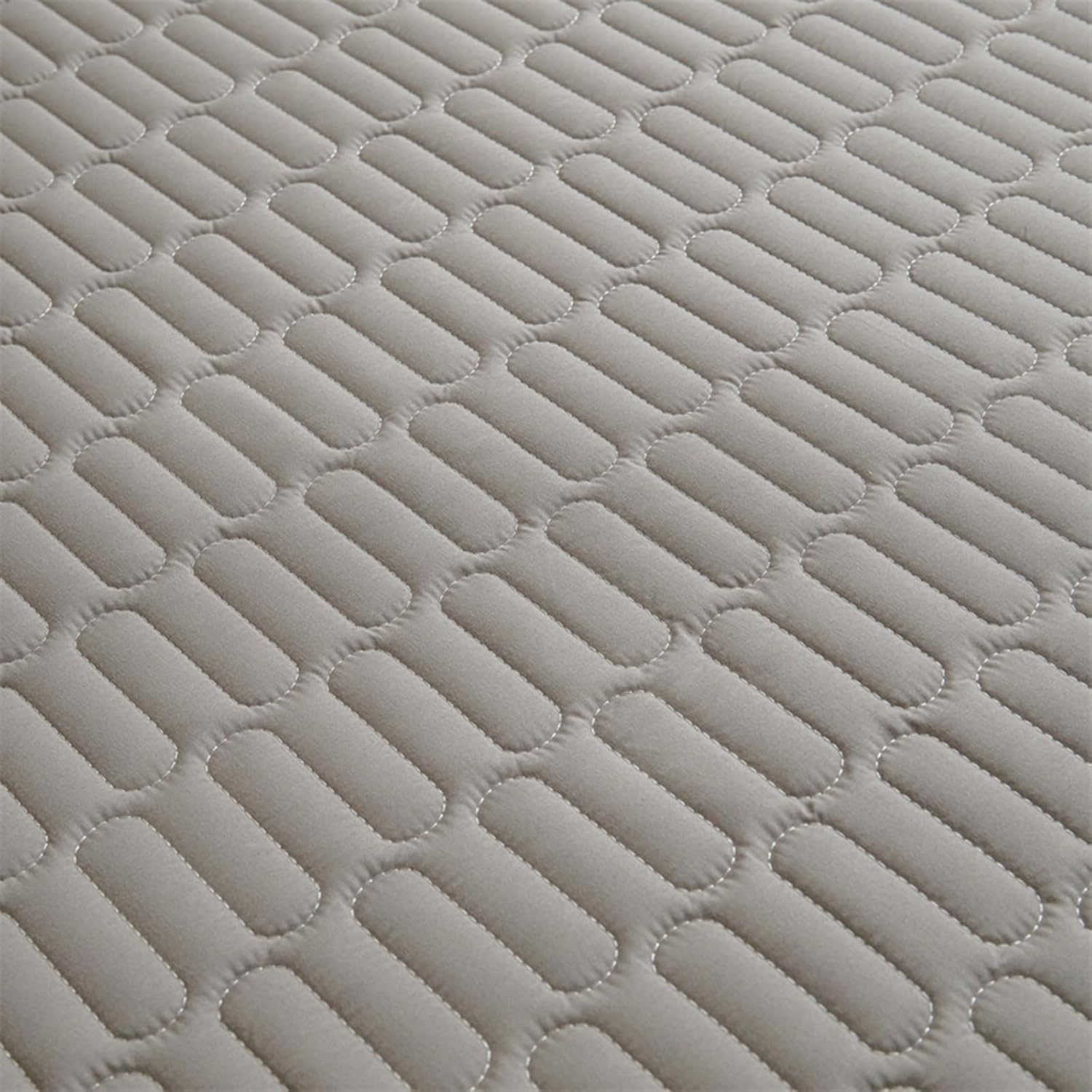 Matratzenschoner mit reißverschluss 90 x 200 180x200 Boxspringbett, Matratzenbezug 140x200 160x200 für Matratzen-Höhe 5-40cm, Atmungsaktiv Gesteppt Matratzenhülle(Grau,200x200+15cm)