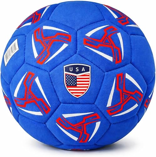 Western Star House Soccer Ball - Soft Indoor Size 4 - Soccer Ball for Girls (Ages 3+), Boys (Ages 3+) & Adults - Bring Soccer Practice Home - Gifts