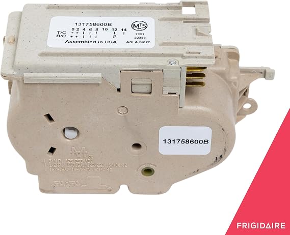 Frigidaire 131758600 Washer Timer for Top-Load Washing Machines