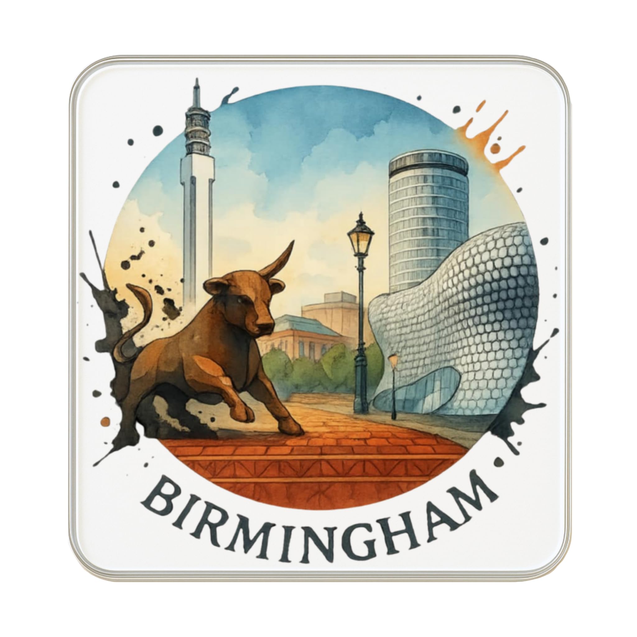 Birmingham, England UK Fridge Magnet – Travel Souvenir Gift Magnet