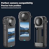 Vista 6 de Kit de accesorios para cámara Vasgather para Insta 360 X4 - Protectores de lente, estuche de silicona, estuche para cámara, protectores de pantalla