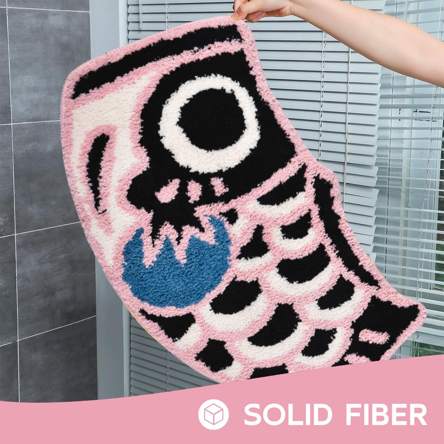 Cute Fish Bath Rug Mat Soft Non-Slip Bathroom Rug Japanese Style Koi Flag Floor Carpet for Shower Room Water Absorbent Indoor Mats - Image 4