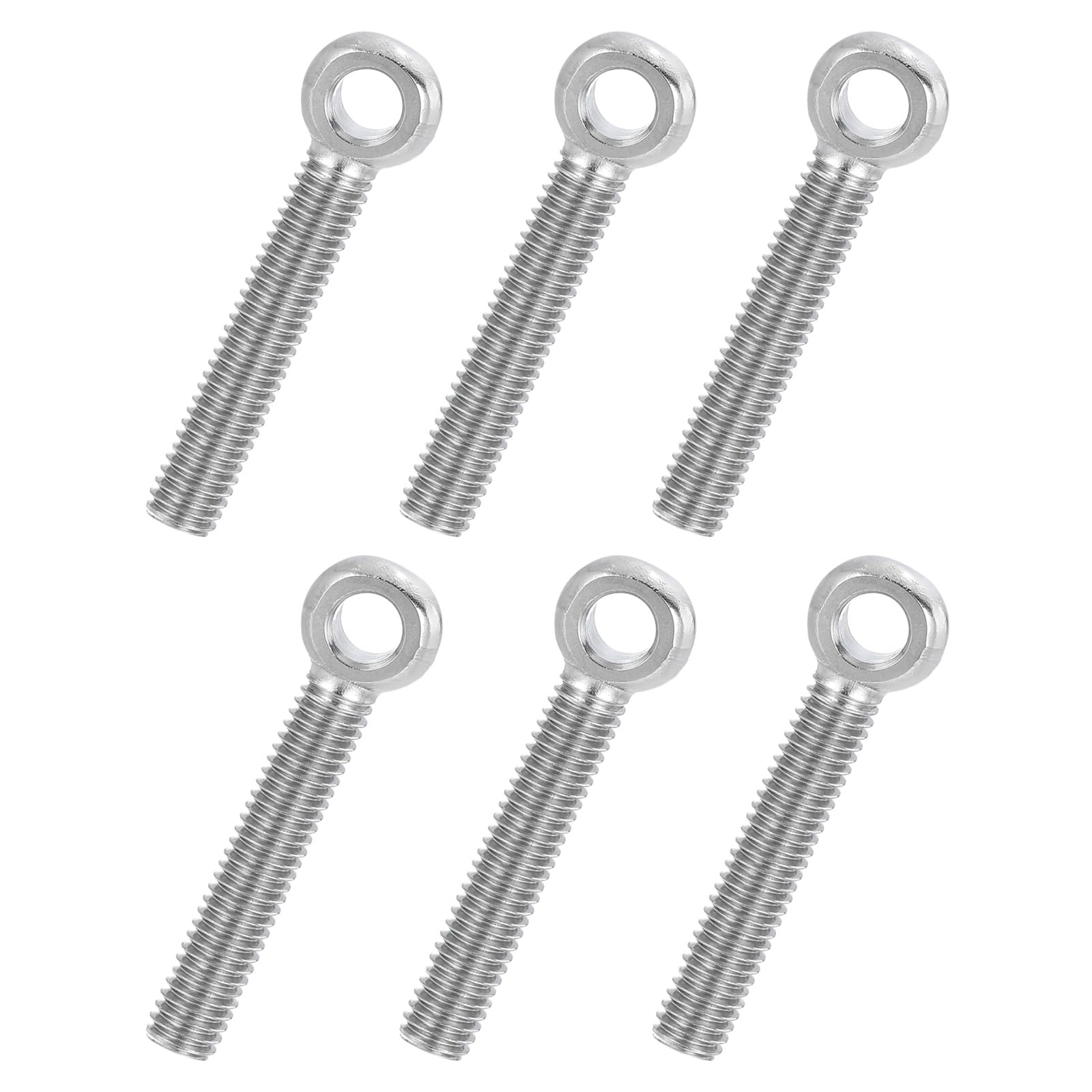 PATIKIL 6 Pcs M6x40mm Shoulder Swing Lifting Eye Bolt
