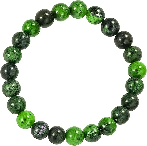 Miniatura 44 de Amazing Gemstone Pulsera de cristal para mujeres y hombres, pulsera de cristal curativo de protección, pulsera elástica con cuentas de piedras