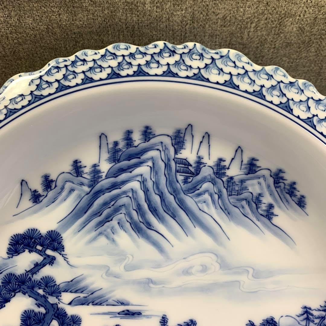 有田焼 華山萬右衛門 深皿 大皿 飾り皿 プレート