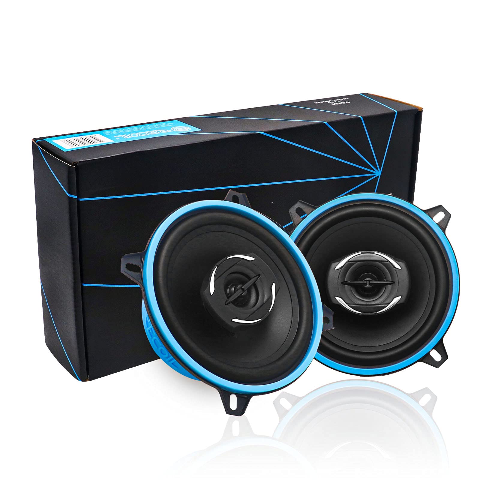 Auto Speakers 5 25 Inch RECOIL RCX-525 Coaxiale Luidsprekers RECOIL RCX-525 Echo Serie 13cm (5,25) Koaxial-Lautsprechersystem 2-We Auto Speakers Upgrade 2-weg Luidsprekers 80W RMS