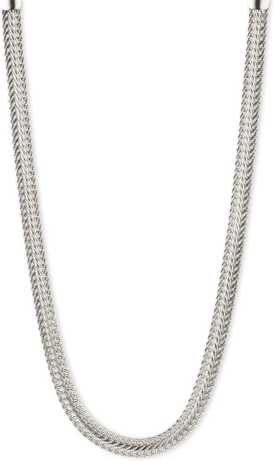 Anne Klein Women's Collar Chain Necklace, Statement Fashion Jewelry with Adjustable Extender for Everyday, Office, and Evening Wear