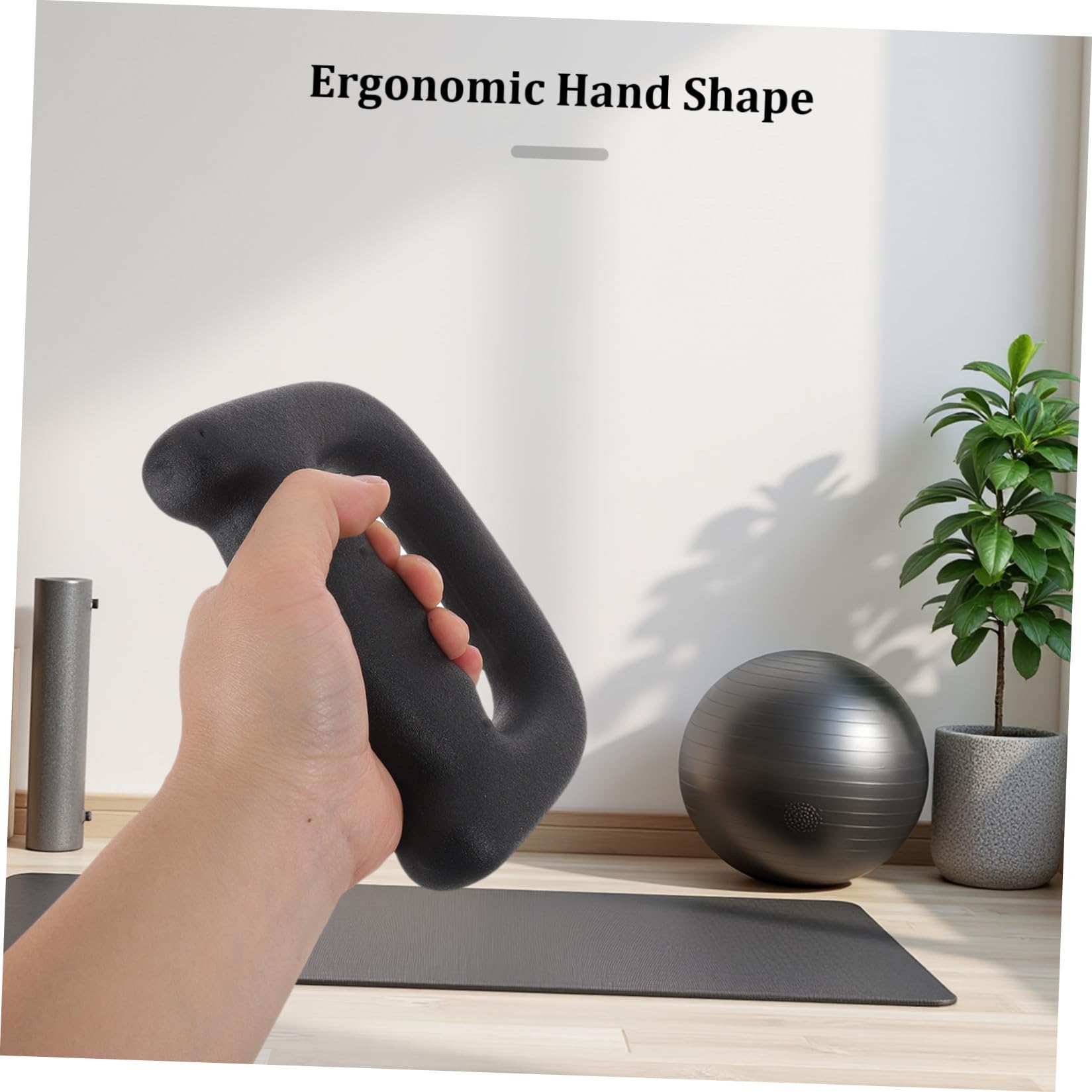 Healvian Manubri Resistenti Forma di Mano con Impugnatura Ergonomici e Comodi e Tonificazione Muscolare per Allenamento Fitness per Esercizi di Forza