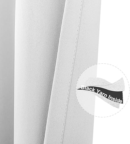 Miniatura 3 de Cortinas opacas para oscurecer la habitación para dormitorio, aislamiento térmico, oscurecedor, cortinas de ventana para sala de estar, ojales, 2