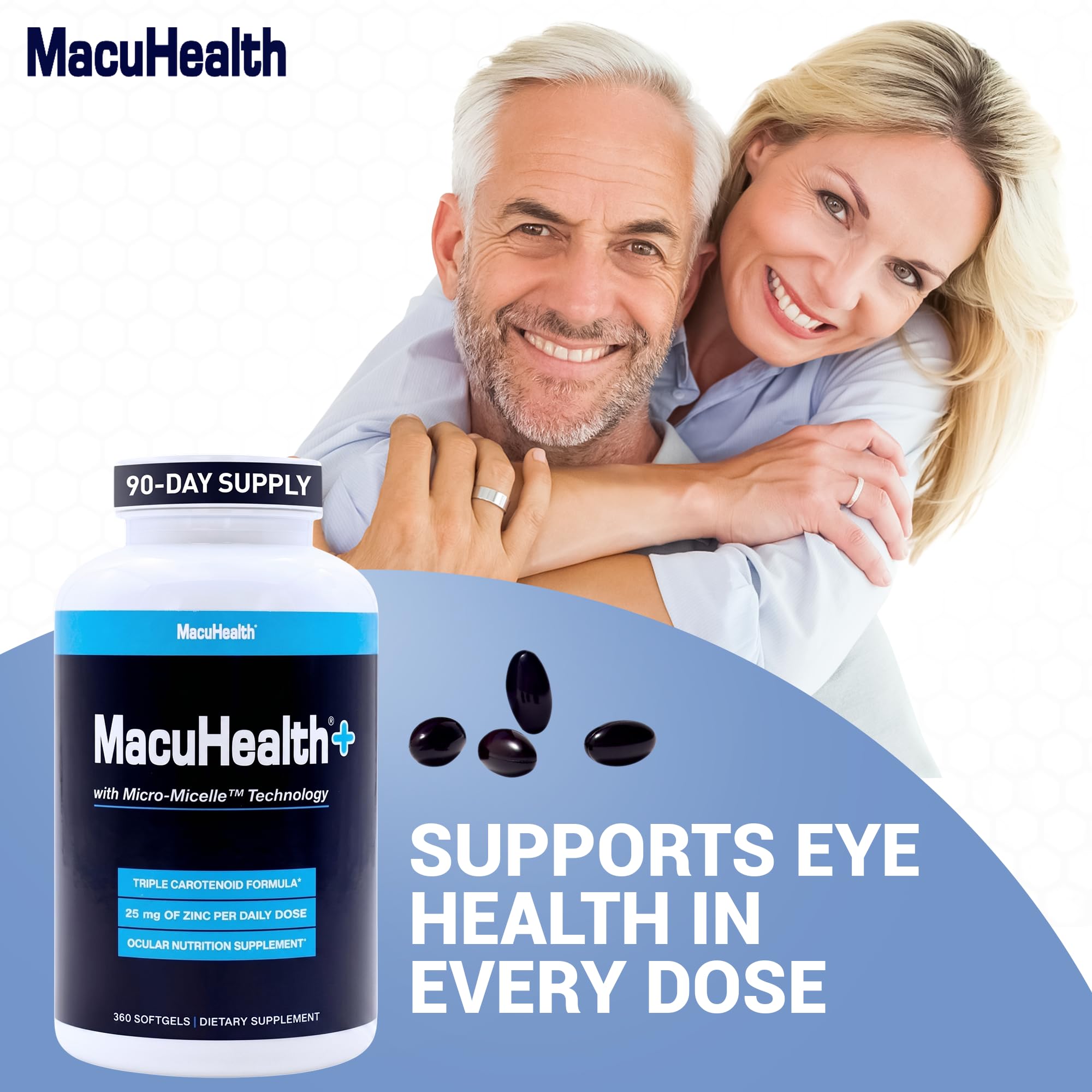 Macuhealth Plus+ Eye Vitamin Supplement for Adults - Lutein & Zeaxanthin — Amazon image 3