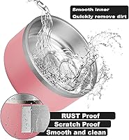 Vista 3 de Custom Personalized Dog & Cat Bowls - Stainless Steel Non-Slip Water & Food Dishes - Easy to Clean, Dishwasher Safe - Small, Medium, Large Sizes