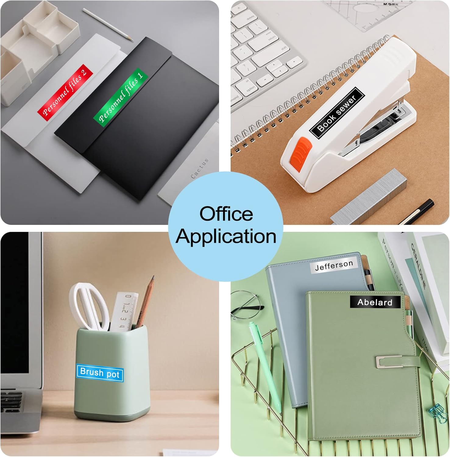 5 Multicolor TZ Tapes Replacement for Brother P Touch Label Tape TZe 12mm 0.47 Laminated Colored Tape TZe 231-735 White/Black/Red/Blue/Green for Brother Ptouch PTD210 PTP300BT PTD600 PT1280 - Image 7