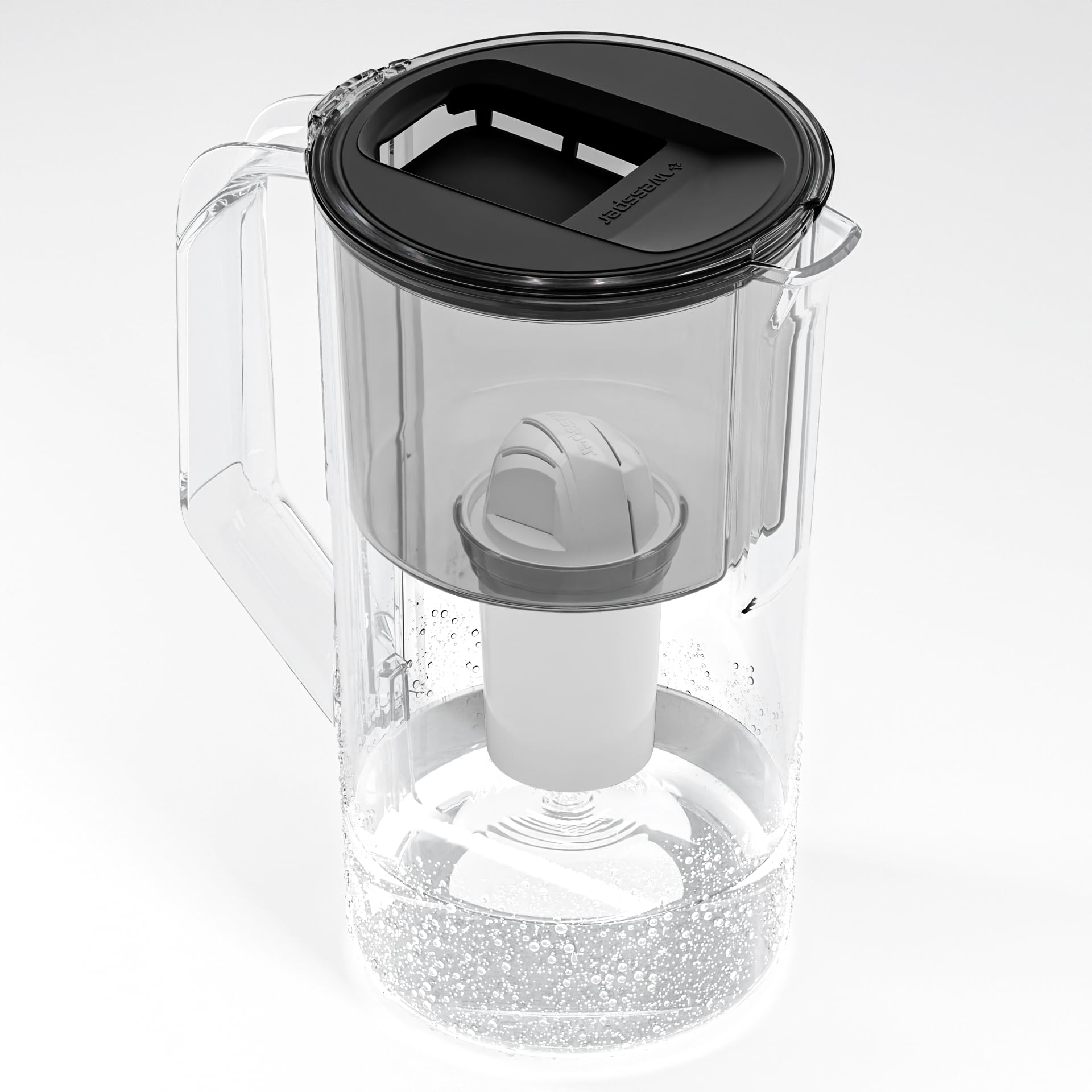 Wessper Crystalline Filter Kanne 2,5 l Wasser Karaffe, Set