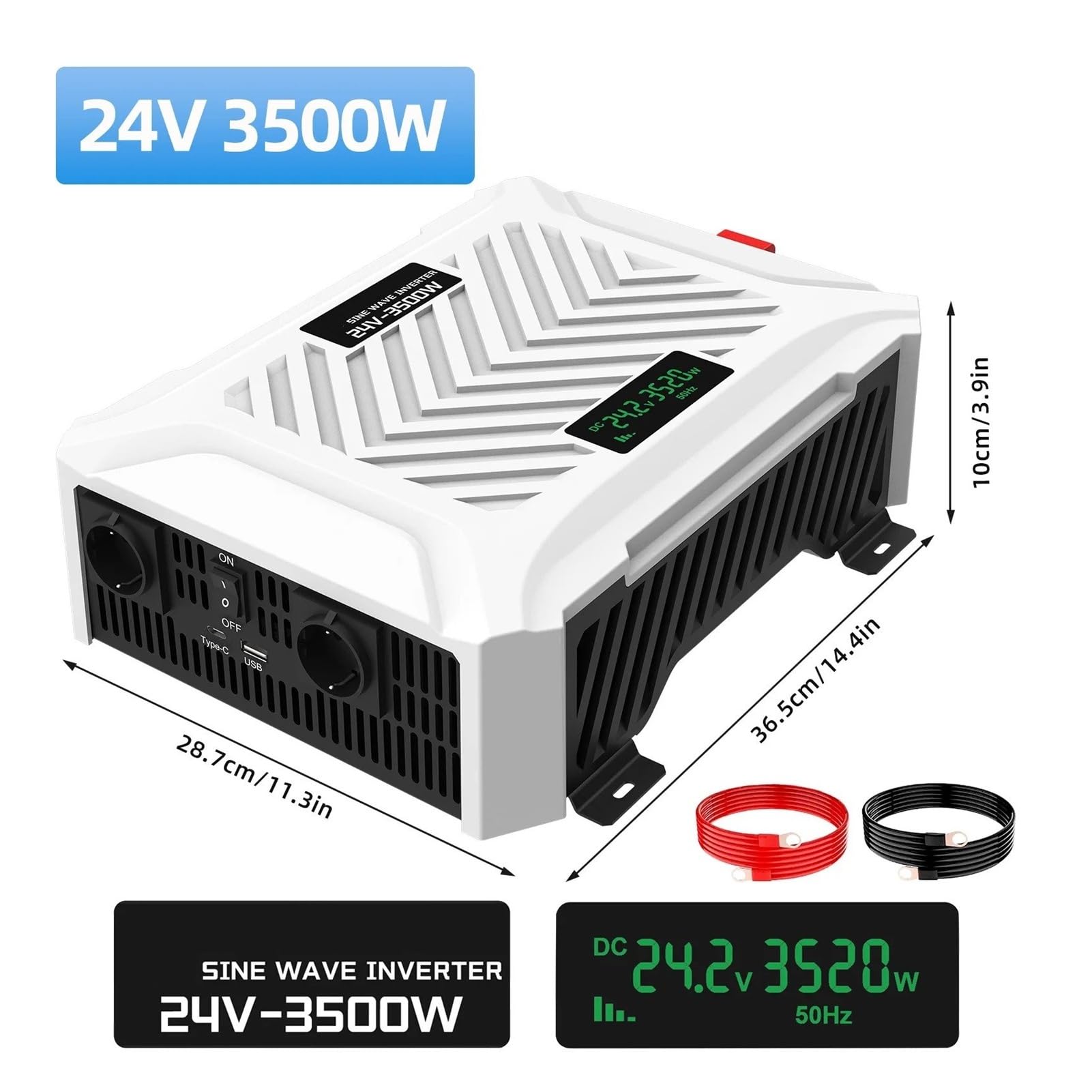 Invertitore Potenza Power DC12v24v AC220v 3000W 3500W Per Inverter A Onda Sinusoidale Per Pura Roulotte Camper Alimentatore Di Emergenza Domestico