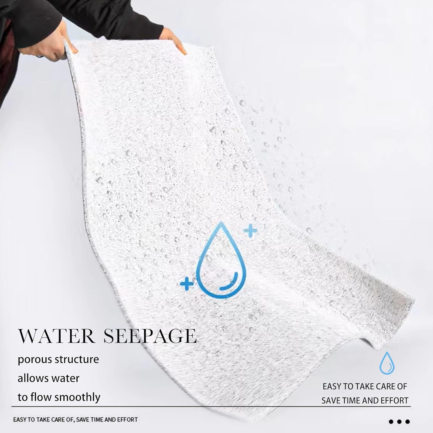 Beach Door Mat, Surf Board Palm Tree Beachy Doormat for Indoor Outdoor Entrance Porch, Retro Coastal Welcome Mats for Front Door Entryway, Ocean Bathmat Rug for Bathroom, 17x30 Inches