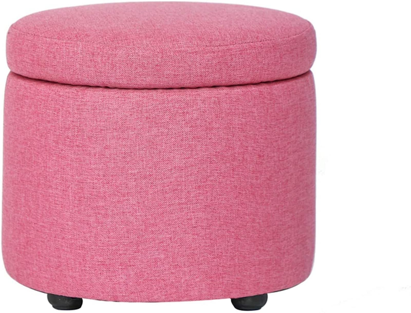 Repose-Pieds pour Dortoir et Salon, Tabouret de Vanité Rose Idéal pour Séance de Maquillage