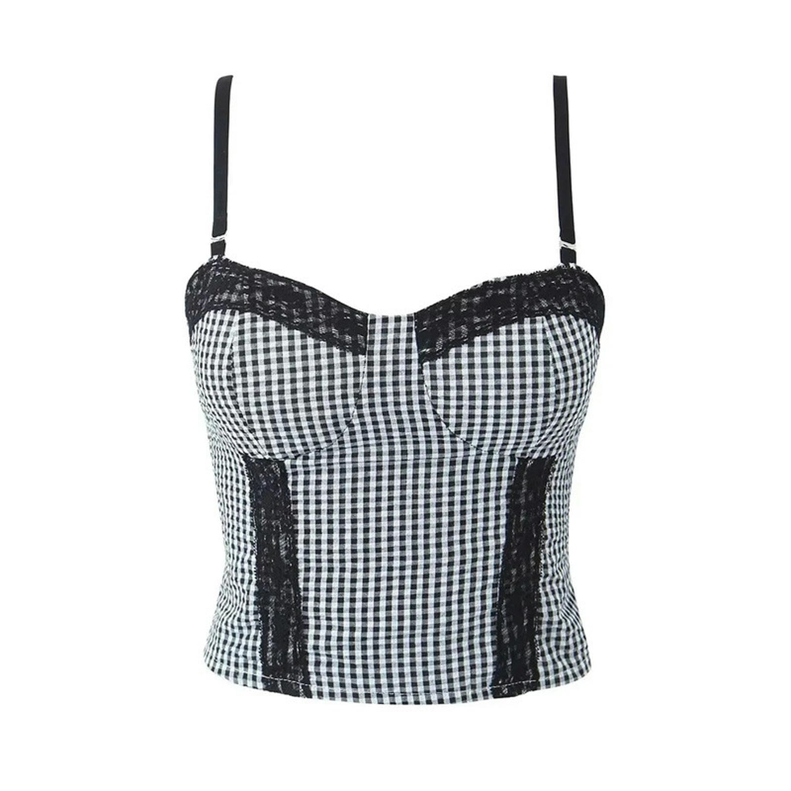 Costume de jupe trapèze ajustée pour sublimer la silhouette avec top à bretelle