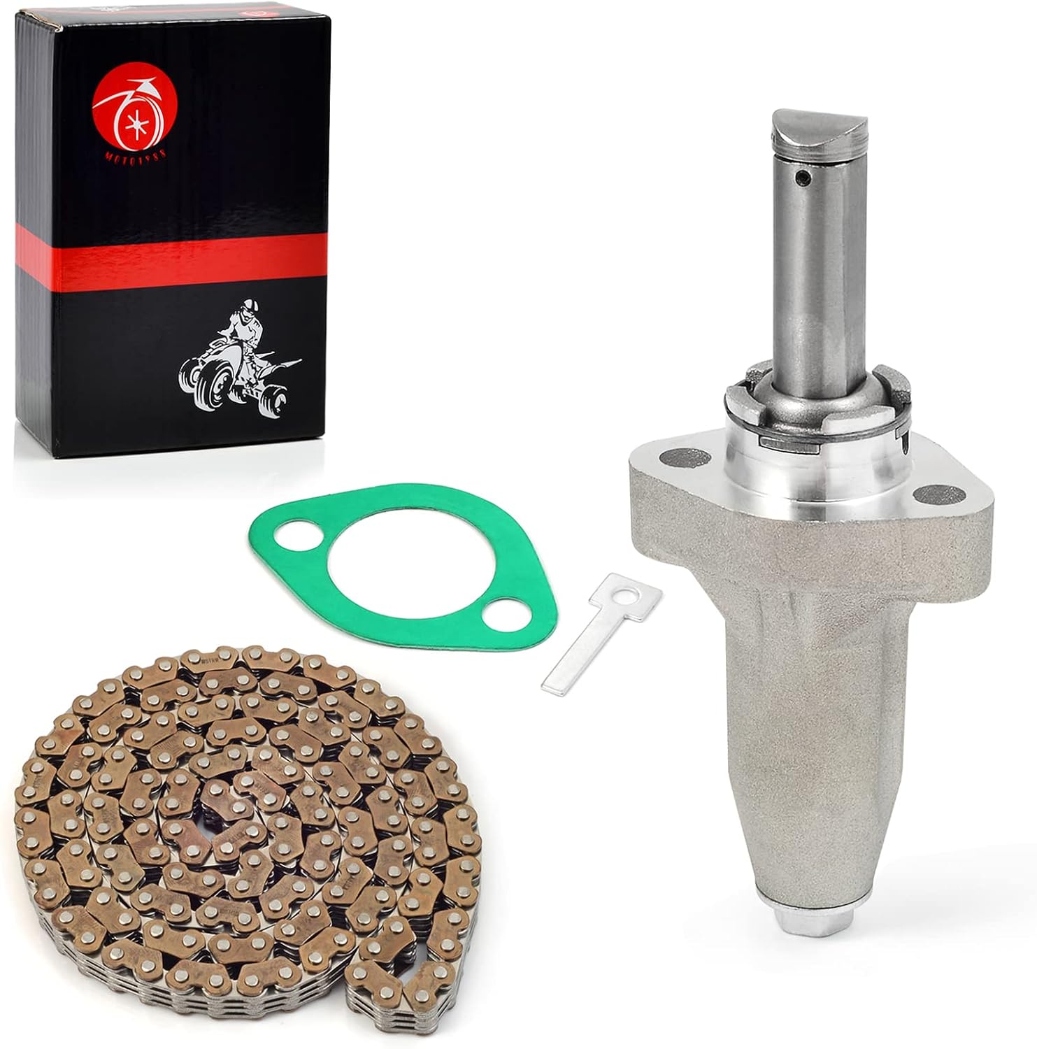 Cam Timing Chain 114L & Lifter Tensioner For Honda TRX450R Sportrax 450 2x4 2004 2005 14520-HP1-671 14401-HP1-671
