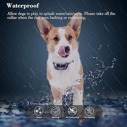 Miniatura 14 de Collar de entrenamiento para perros de citronela con control remoto. No puede funcionar automáticamente, 3 modos de pulverización/vibración/pitido