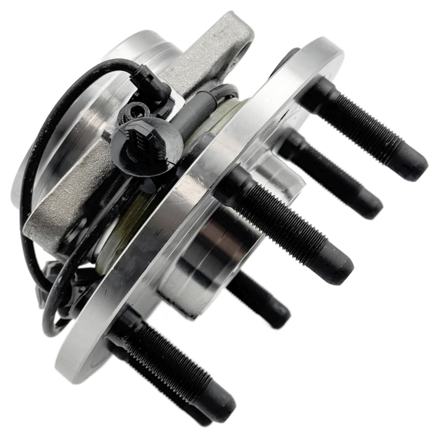 Front Wheel Bearing and Hub Assembly 4WD with 6 Lugs Fits for Chevy Silverado 1500 Suburban Tahoe, GMC Sierra 1500 Yukon XL, Cadillac XTS Escalade Hub Bearing (4x4, w/ABS) (515160)