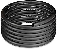 EVILENERGY 5/8" Black EPDM Heater Hose 15FT - Coolant Radiator Hose 100PSI SAE 20R3 -40°F to 257°F