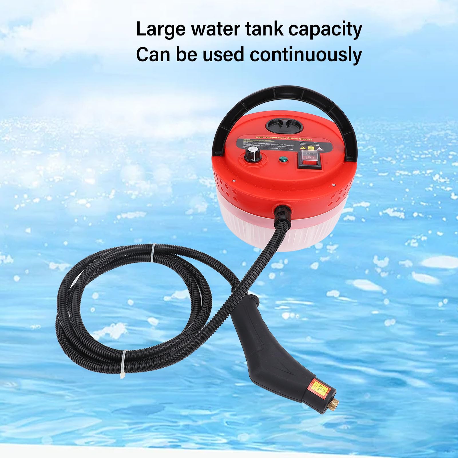 Nettoyeur Vapeur à Main 2500W - Portable, Réservoir 1400ml, 3 Niveaux De Vapeur - Idéal Pour Cuisine & Salle De Bain