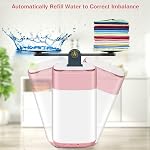 COSTWAY Portable Washing Machine, Built-in Drain Pump, 8Lbs Capacity, Full-Automatic washer with 6 Programs, 6 Water Levels, Child Lock, Compact Washer and spinner Combo for RV, Dorm, Apartment (Pink)