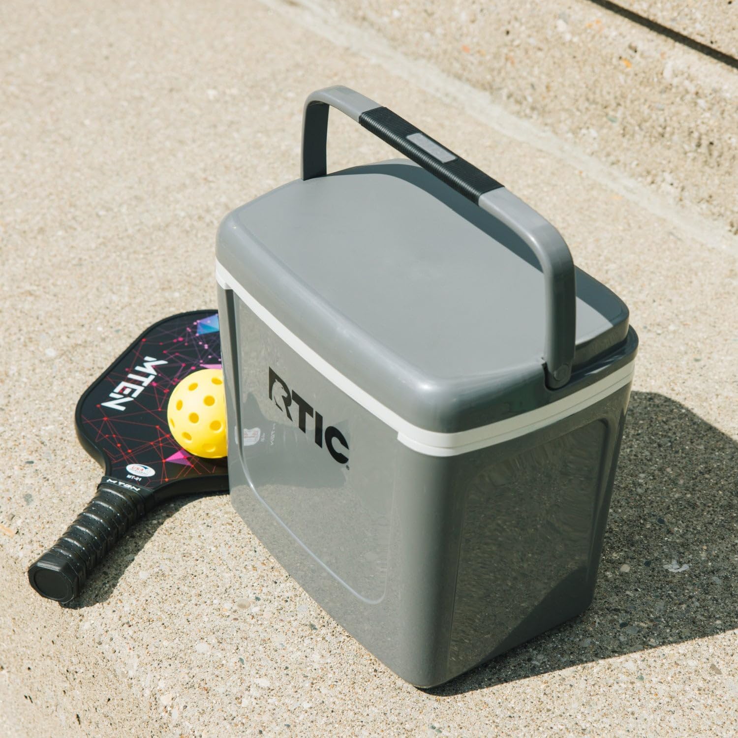 RTIC 8 QT Road Trip Personal Cooler, Small, Compact, Insulated, Portable Ice Chest Box for Food, Drink, Beverage, Beach, Camping, Picnic, Fishing, Boat, 12-Can Capacity