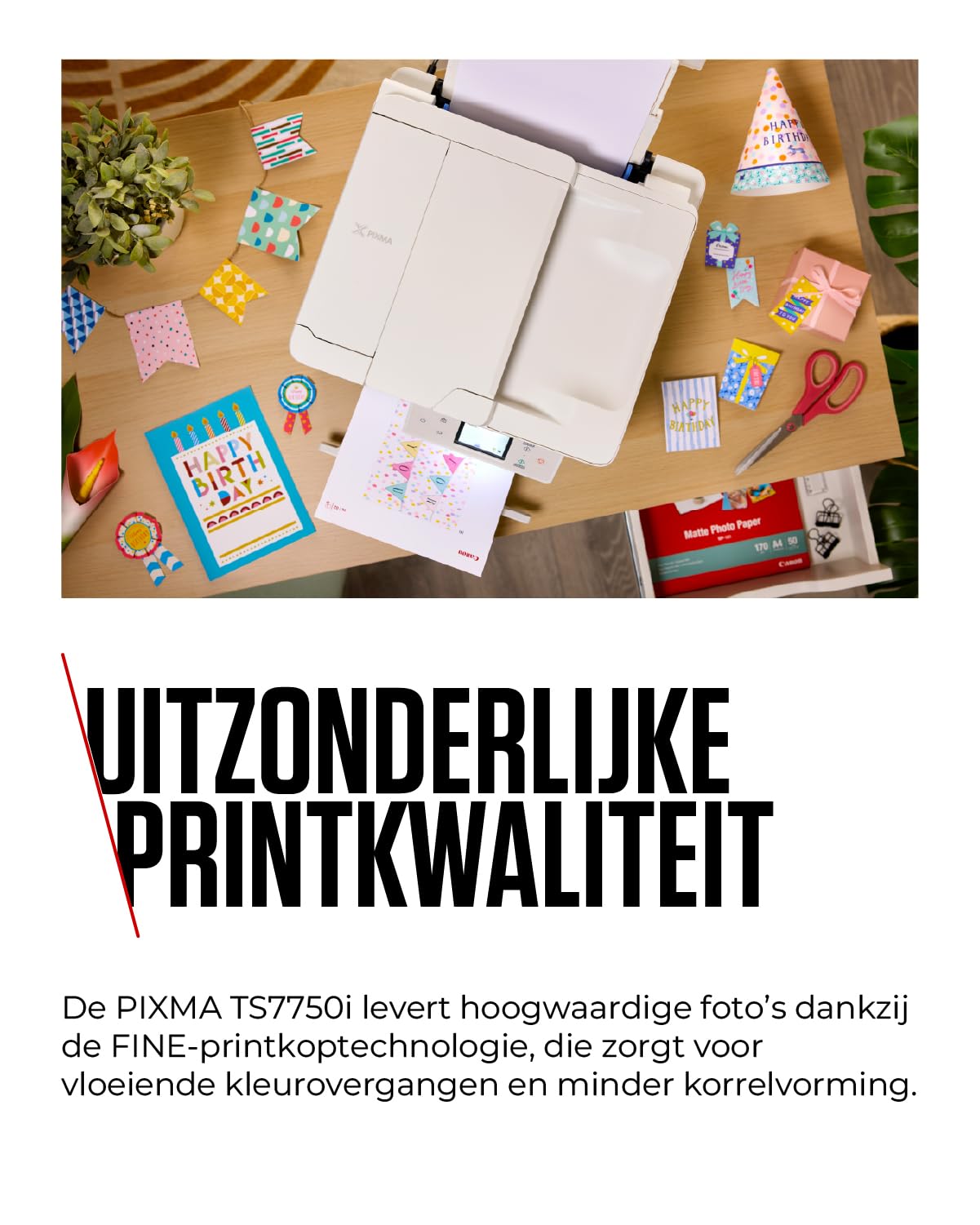 Canon Serie PIXMA TS7750i - Stampante Multifunzione, Fotocopiatrice e Scanner per la Casa | Connessione Wireless per Stampare da Smartphone | Stampante Wifi con PIXMA Print Plan