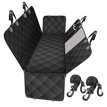 Indy Mall Pet Dog Seat Cover Protector Waterproof Hammock Back Rear Bench Mat for Car