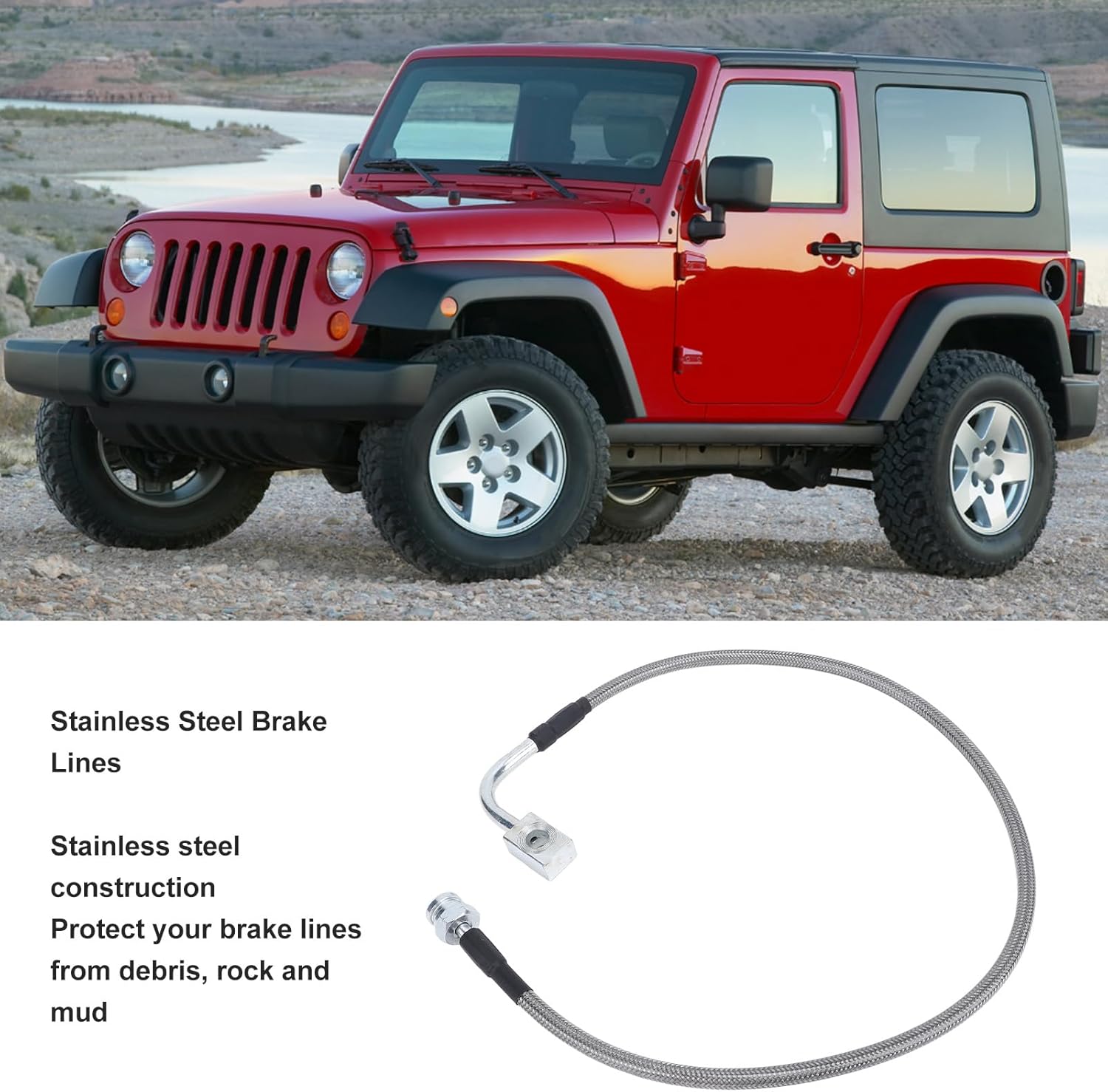 JKラングラーフロント＆リア 延長ブレーキホース 楽天市場】ラングラー