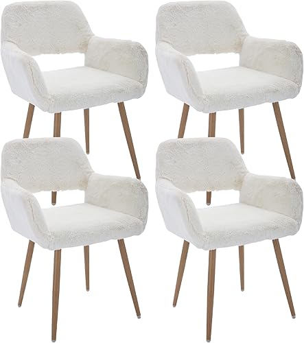 Miniatura 10 de GOOLON Juego de 2 sillas de escritorio silla de escritorio de piel sintética sin ruedas silla esponjosa para escritorio silla de escritorio tapizada