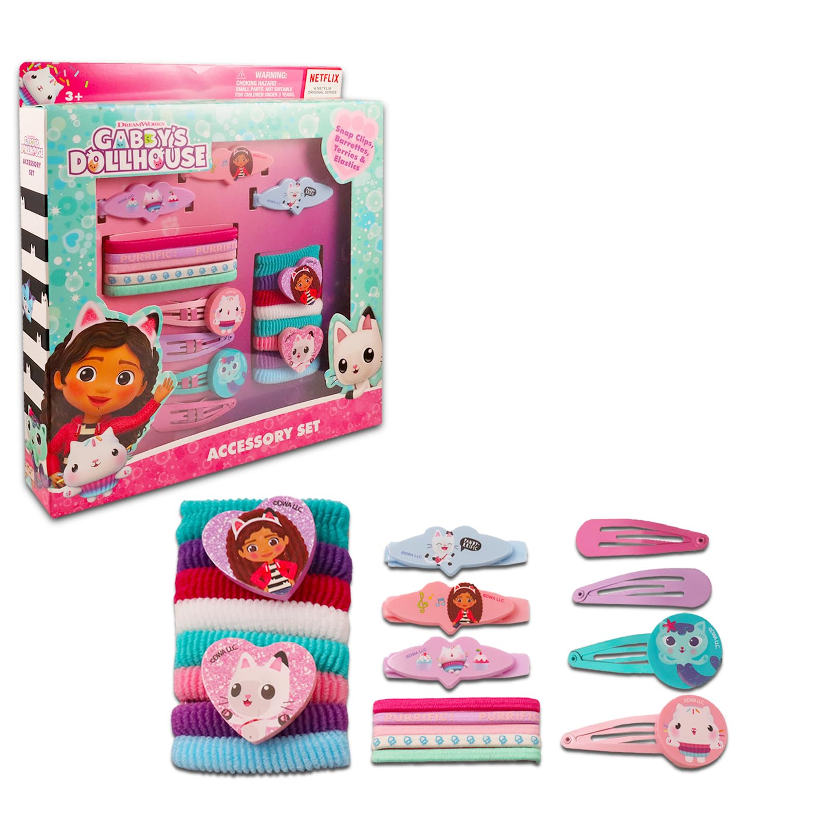 Gabby's Dollhouse Beauty Set Accessories kit d'accessoires pour